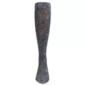 Потертые носки до колена для девочек в джинсовом стиле MeMoi, черный