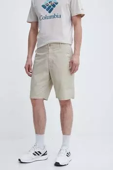 Потертые шорты Columbia, бежевый