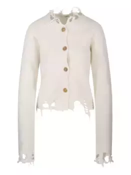 Потертый кардиган с потертостями Haikure, нейтральный