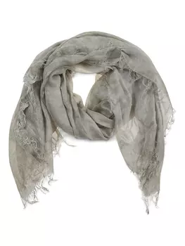 Потертый шарф Peserico, серый