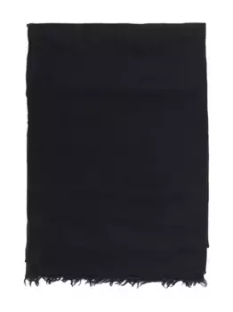 Потертый шарф Rick Owens, черный