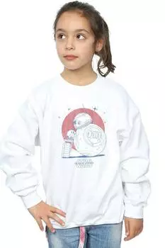 Потертый свитшот Star Wars The Rise of Skywalker BB-8 и D-O Star Wars, белый