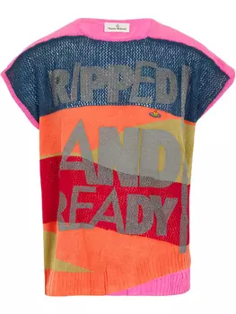 Потертый топ Vivienne Westwood, оранжевый