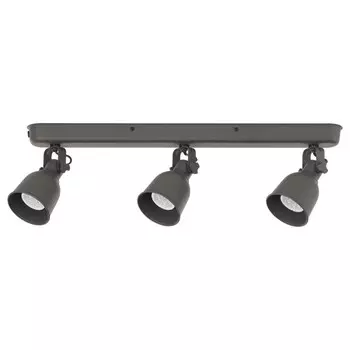 Потолочная шина Ikea Hektar, 3-spots, темно-серый