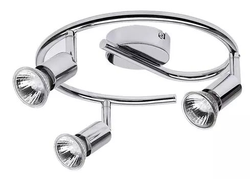 Потолочное пятно Rabalux Norton 3x GU10 хром, серебро