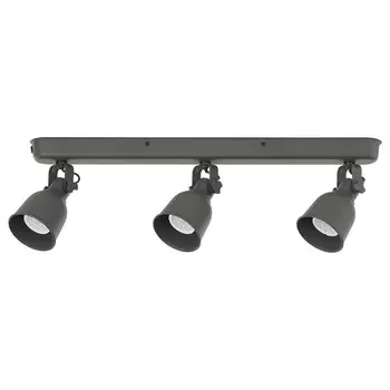 Потолочный рельс 3 точки, темно-серый, HEKTAR IKEA