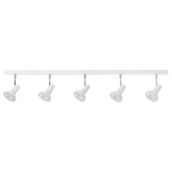Потолочный софит Ikea Stratosfar, 5 Spots, белый/хромированный
