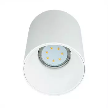 Потолочный спот белый 89 мм цилиндр GU10 потолочный светильник накладной монтаж Licht-Erlebnisse