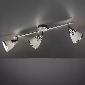 Потолочный светильник 3 лампы Action, серебро