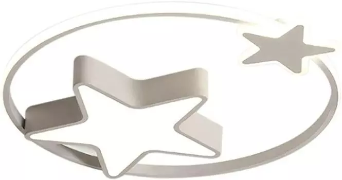 Потолочный светильник 45 см, светодиодный детский светильник, звездный светильник с дистанционным управлением, потолочный светильник для детской комнаты, белый GreatDEshop2021