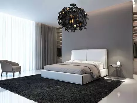 Потолочный светильник 70см с абажуром R60463032 Reality Leuchten