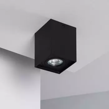 Потолочный светильник алюминий Jaspe черный черный LEDKIA