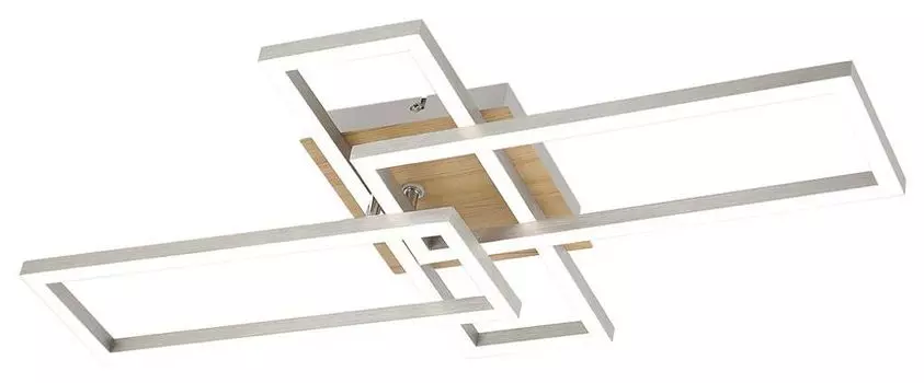 Потолочный светильник ASHTON металл сатиновый хром LED 24Вт В:10см Д:64,5см 4000K Rabalux