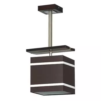 Потолочный светильник Bauhaus "Markus" коричневый белый Chom ткань металлический потолочный светильник гостиная спальня прихожая Licht-Erlebnisse, мультиколор