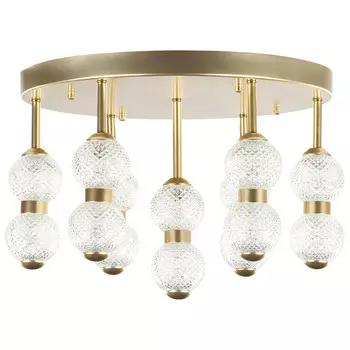 Потолочный светильник Beliani, 40x40x26 см, золотой