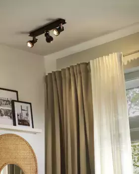 Потолочный светильник Beliani, черный