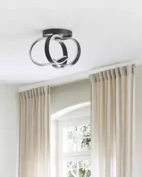 Потолочный светильник Beliani, черный