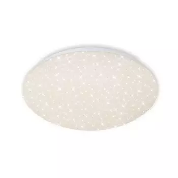 Потолочный светильник BRILONER LEUCHTEN VERB, 15 Вт, 1300 лм, IP20, белый, пластик-металл, с регулируемой яркостью, ЦКТ, 28 см