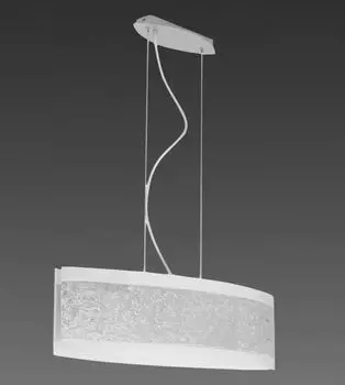 Потолочный светильник Briloner, подвесной светильник, стеклянная лампа, лампа 4349-044, белый