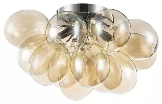 Потолочный светильник Casa Padrino коньячный/серебристый 38 x 38 x В. 25 см - потолочный светильник для гостиной