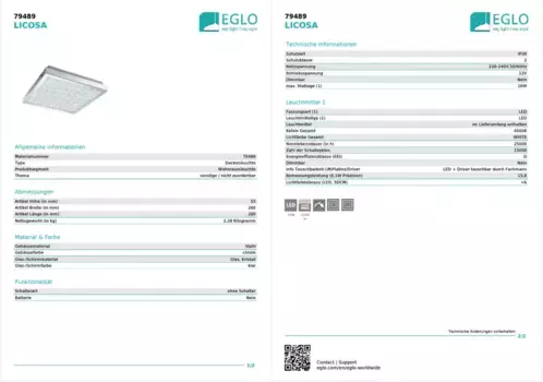 Потолочный светильник Casaya