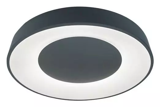 Потолочный светильник Ceilo, черный, белый, светодиодный, 38 Вт, Д: 8 см, Ш: 48 см, В: 8 см, 48 см, регулируется с помощью пульта дистанционного управления. Rabalux