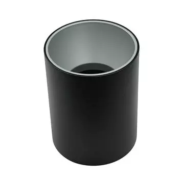 Потолочный светильник черный, серебристый 8,9 см, высота: 11,5 см, элегантный маленький потолочный светильник для гостиной, прихожей, кухни Licht-Erlebnisse, мультиколор