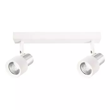 Потолочный светильник Cino 2Xgu10 белый + хромированные потолочные светильники Milagro