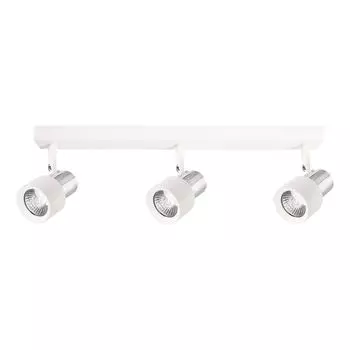 Потолочный светильник Cino 3Xgu10 белый + хромированные потолочные светильники Milagro