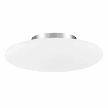 Потолочный светильник click-licht, 21x21x14 см, белый/хром