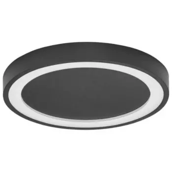 Потолочный светильник click-licht, 22,5x22,5x5 см, черно-белый