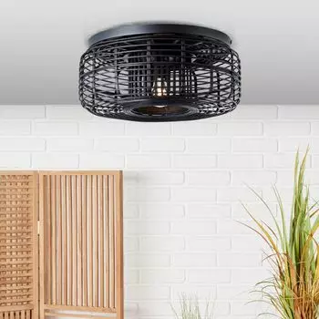 Потолочный светильник Crosstown 45см темное дерево/черный BRILLIANT