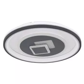 Потолочный светильник, диммируемый, с дистанционным управлением, светодиодный, белый, D 50 см etc-shop