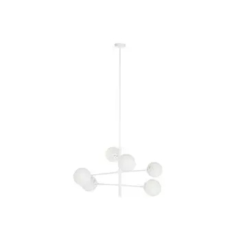 Потолочный светильник DKD Home Decor 96 x 73 x 50 см Crystal Metal Белый 50 Вт