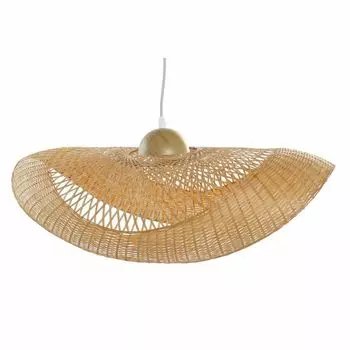 Потолочный светильник DKD Home Decor Brown Bamboo 40 Вт Beach Hat 220 В 70 x 34 x 20 см, коричневый