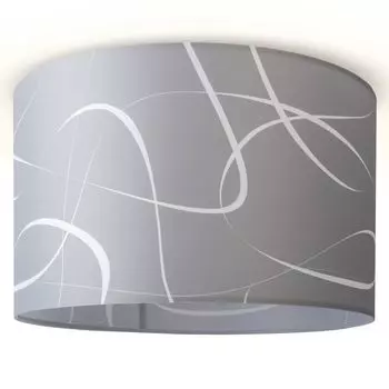 Потолочный светильник для гостиной, подвесной светильник, обеденный стол, абажур, ткань, современный абстрактный Paco Home, белый