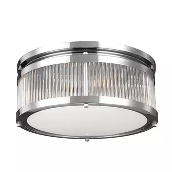 Потолочный светильник для ванной комнаты Elstead Lighting, 38,1x15,9 см, хромированный