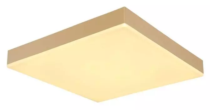 Потолочный светильник DORO LED 1x18Вт металл белый, акрил опал Ш:30см В:6,5см 3000К теплый белый Globo Lighting