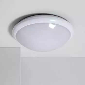 Потолочный светильник E27 с радаром детектора движения 300 мм LEDKIA, белый