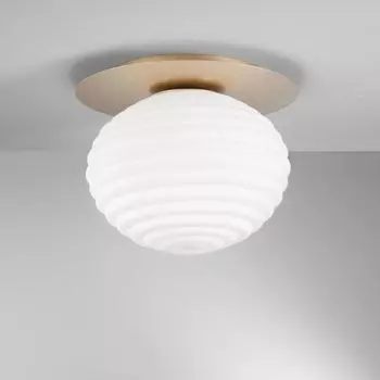 Потолочный светильник ECO-LIGHT Ripple бело-золотой E27, 1 лампочка Eco-Light Leuchten GmbH, белый