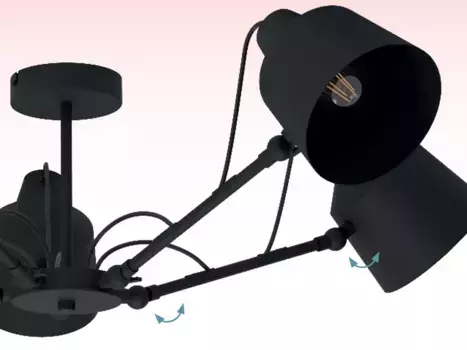 Потолочный светильник EGLO, черный