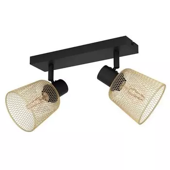 Потолочный светильник Eglo Coslada, черный/золотой