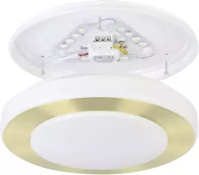 Потолочный светильник EGLO "LED CARPI" 30,00 см, цвет messingfarben/wei