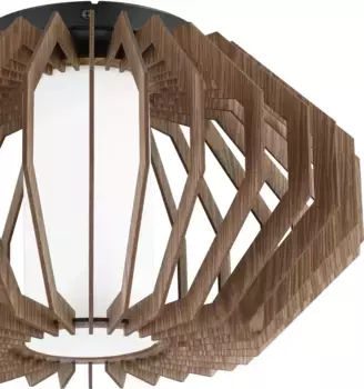 Потолочный светильник EGLO "RUSTICARIA", лампа E27 | Лампы можно заменить без лампочек, потолочный светильник черного цвета из стали - кроме E27 - 40 Вт 45,00 см, Высота: 27,50 см., черный