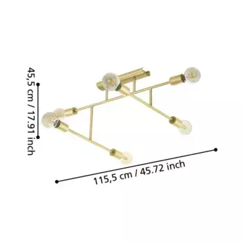 Потолочный светильник EGLO, золотой