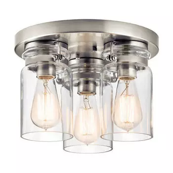 Потолочный светильник Elstead Lighting, 28,2x20,2 см, никельной
