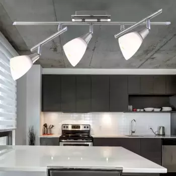 Потолочный светильник Etc-shop, серебряный