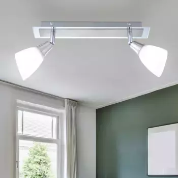 Потолочный светильник Etc-shop, серебряный