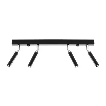 Потолочный светильник EYETECH 4 черный 4xG9 12W сталь 20x3x60см Sollux Lighting