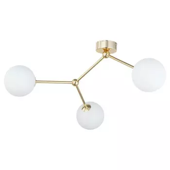 Потолочный светильник famlights, 48x48x30 см, золотой/белый